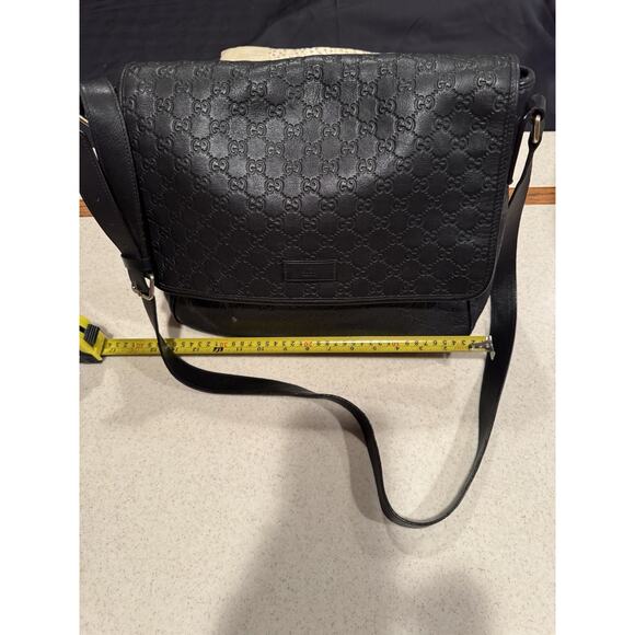 Gucci GG Guccissima Large Laptop Messenger bag in leather - Picture 2 of 12